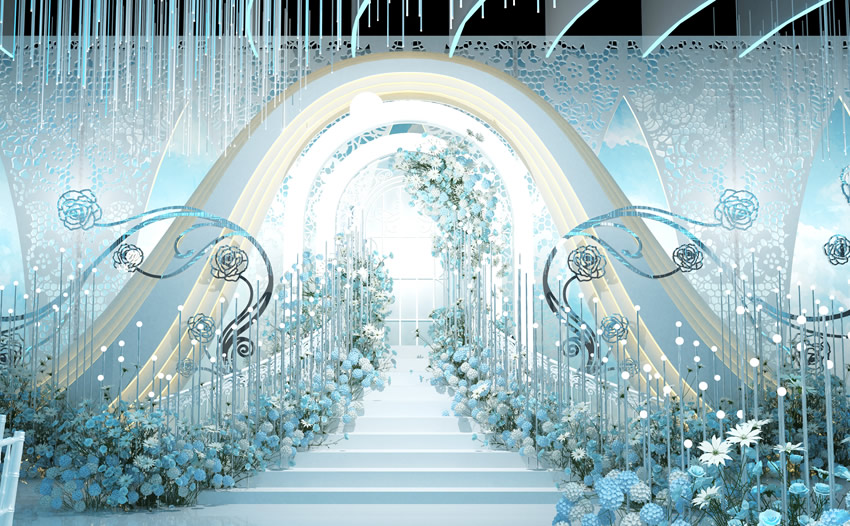 姚安釡香烙馍村水晶厅效果展示